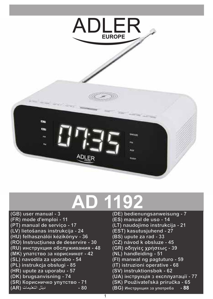 Adler AD 1192 user manual