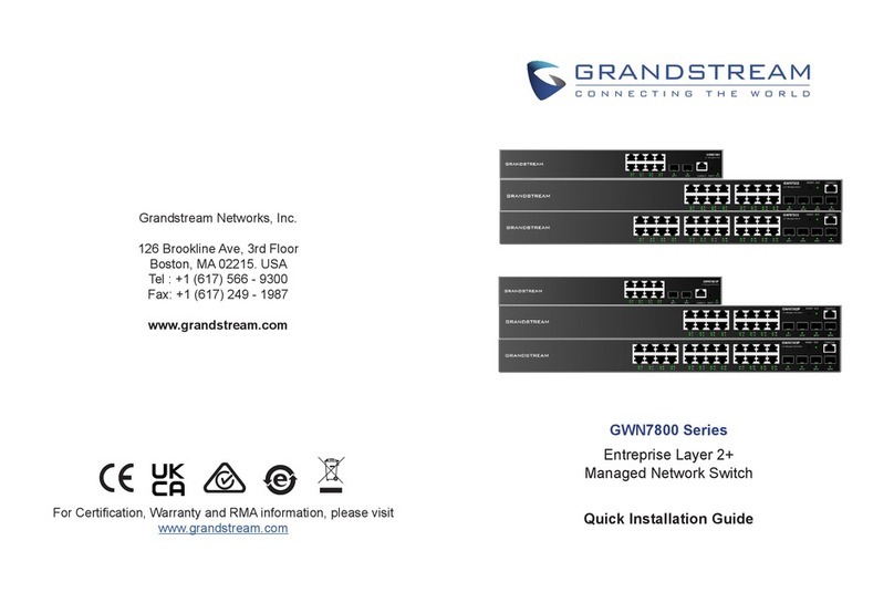 Grandstream Networks GWN7800 Series User manual