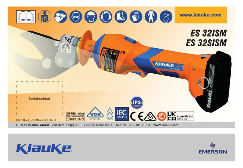 Emerson Klauke ES 32ISM manual Emerson Klauke ES 32ISM manual