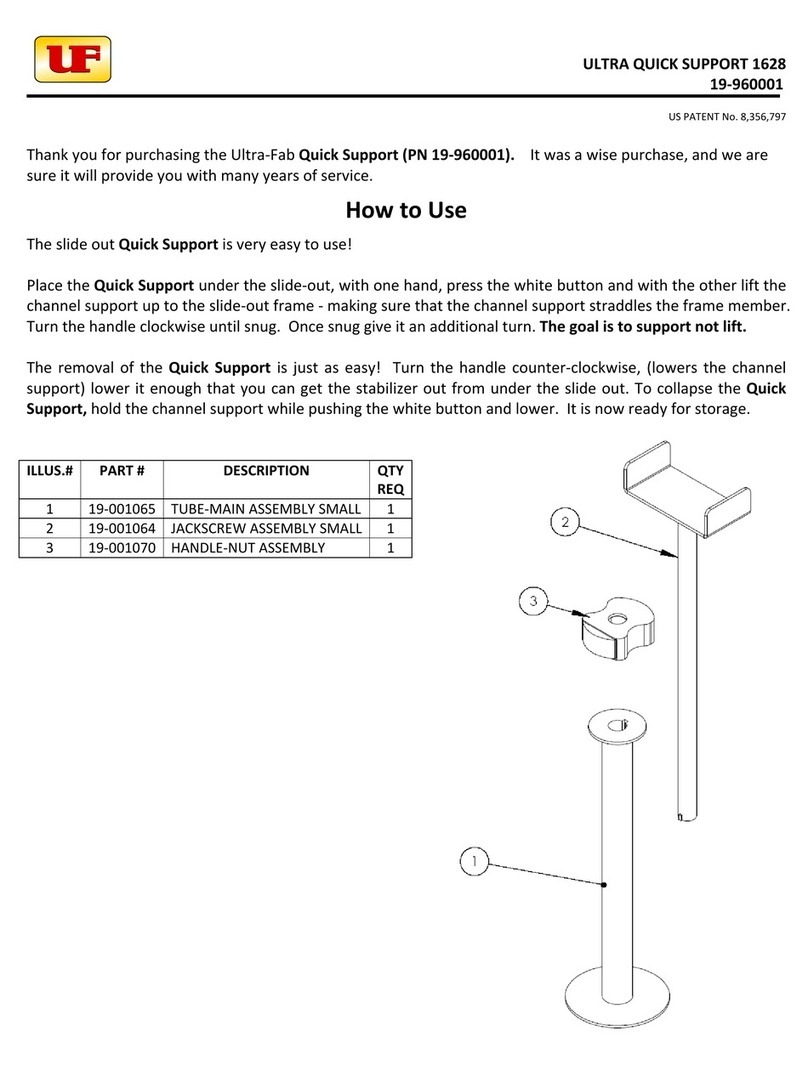 Ultra-Fab 19-960001 manual