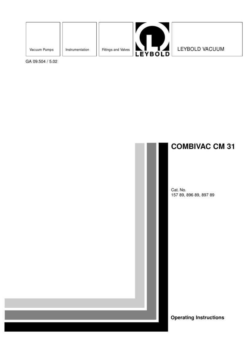 LEYBOLD COMBIVAC CM 31 manual