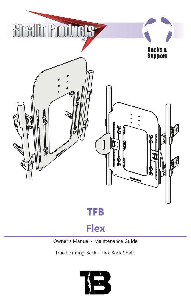 Stealth Products True Forming Back Flex Owner’s Manual and Maintenance Guide