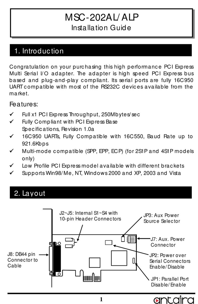 ANTAIRA MSC-202ALP installation guide