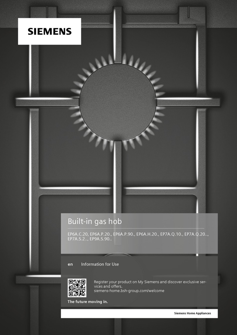Siemens iQ500 EP6A C 20 Series Specification sheet
