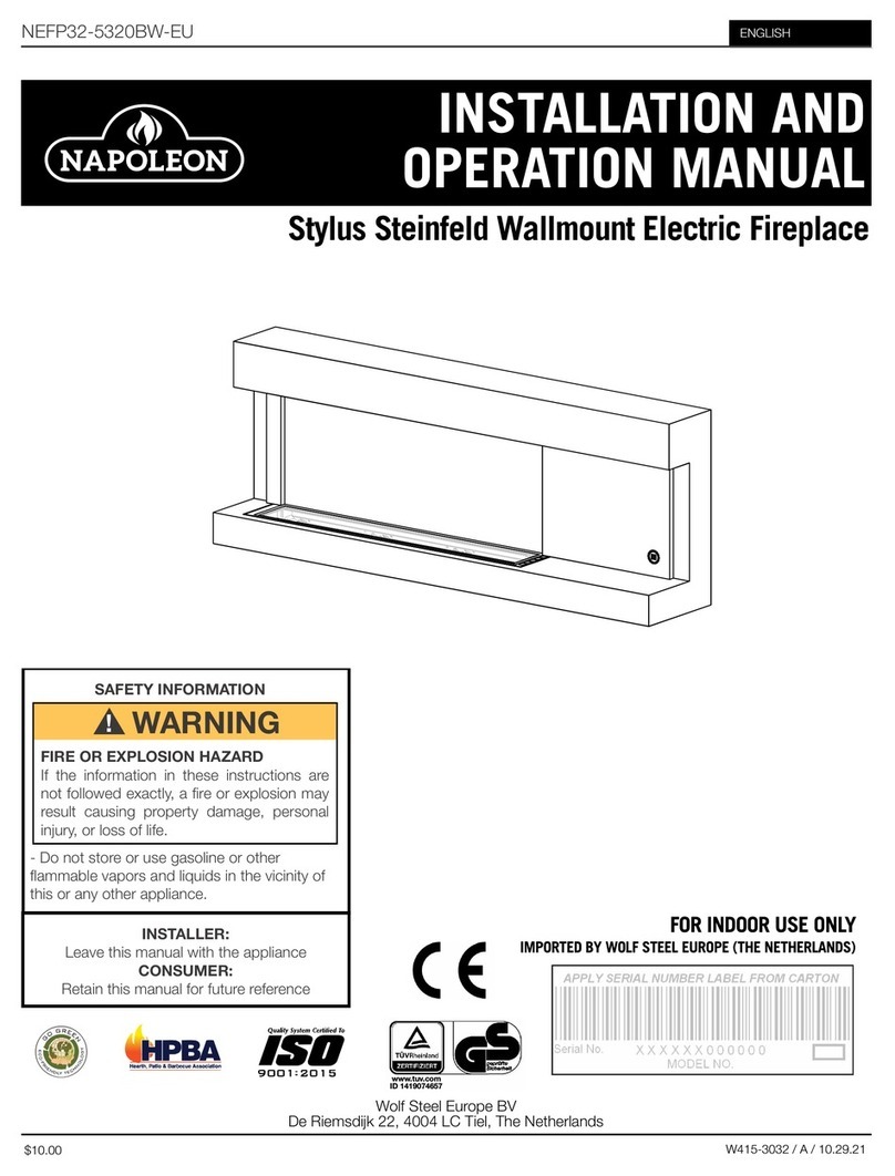 Napoleon NEFP32-5320BW-EU User manual