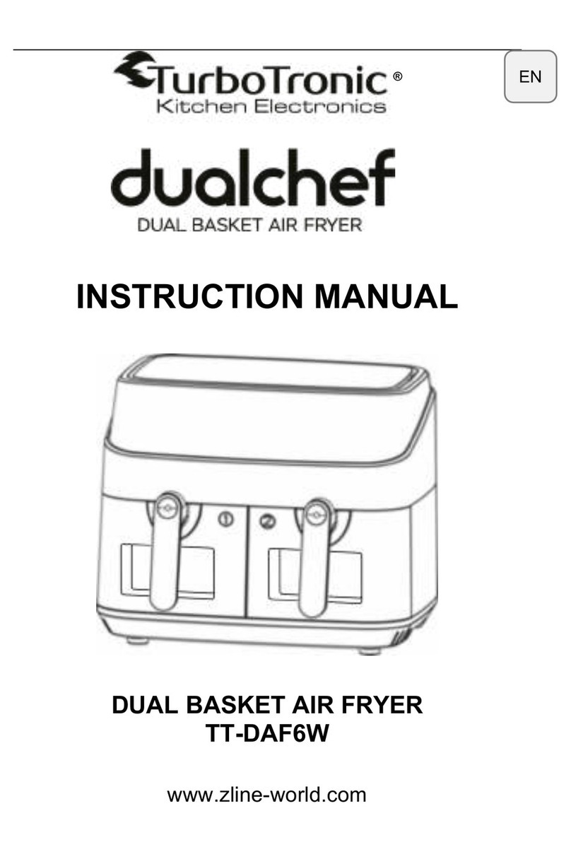 TurboTronic dualchef TT-DAF6W User manual TurboTronic dualchef TT-DAF6W User manual