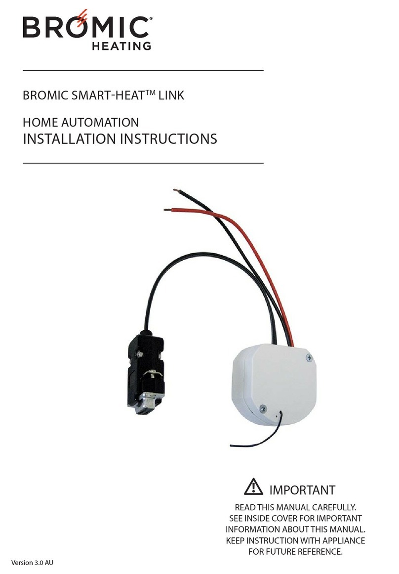 Bromic Heating SMART-HEAT LINK installation instructions