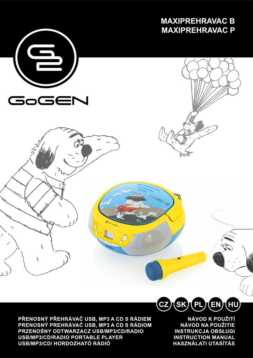 Gogen Maxipes Fik User manual