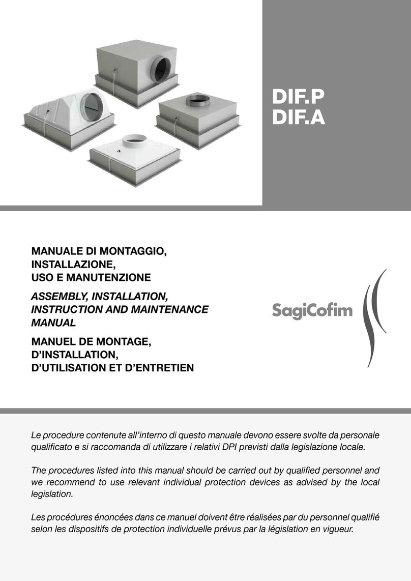 SagiCofim DIF.P Assembly, installation and maintenance manual