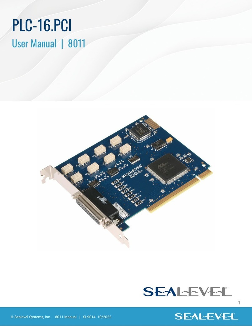 SeaLevel PLC-16.PCI user manual