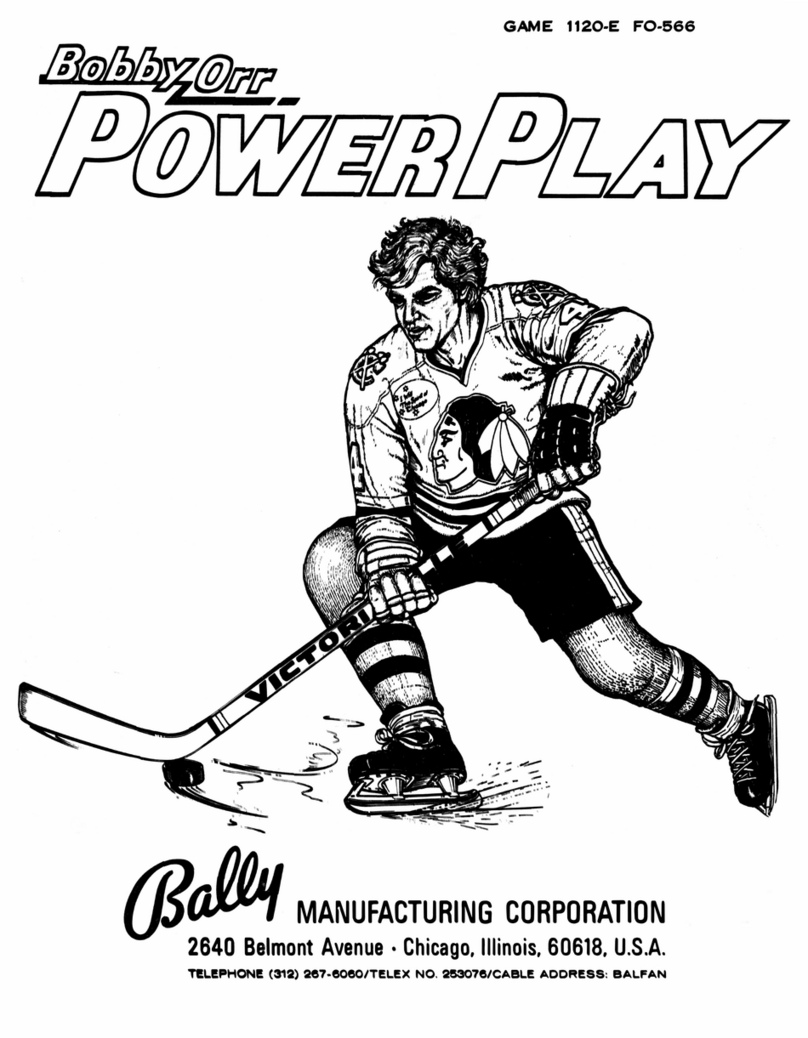 Bally Bobby Orr Power Play manual