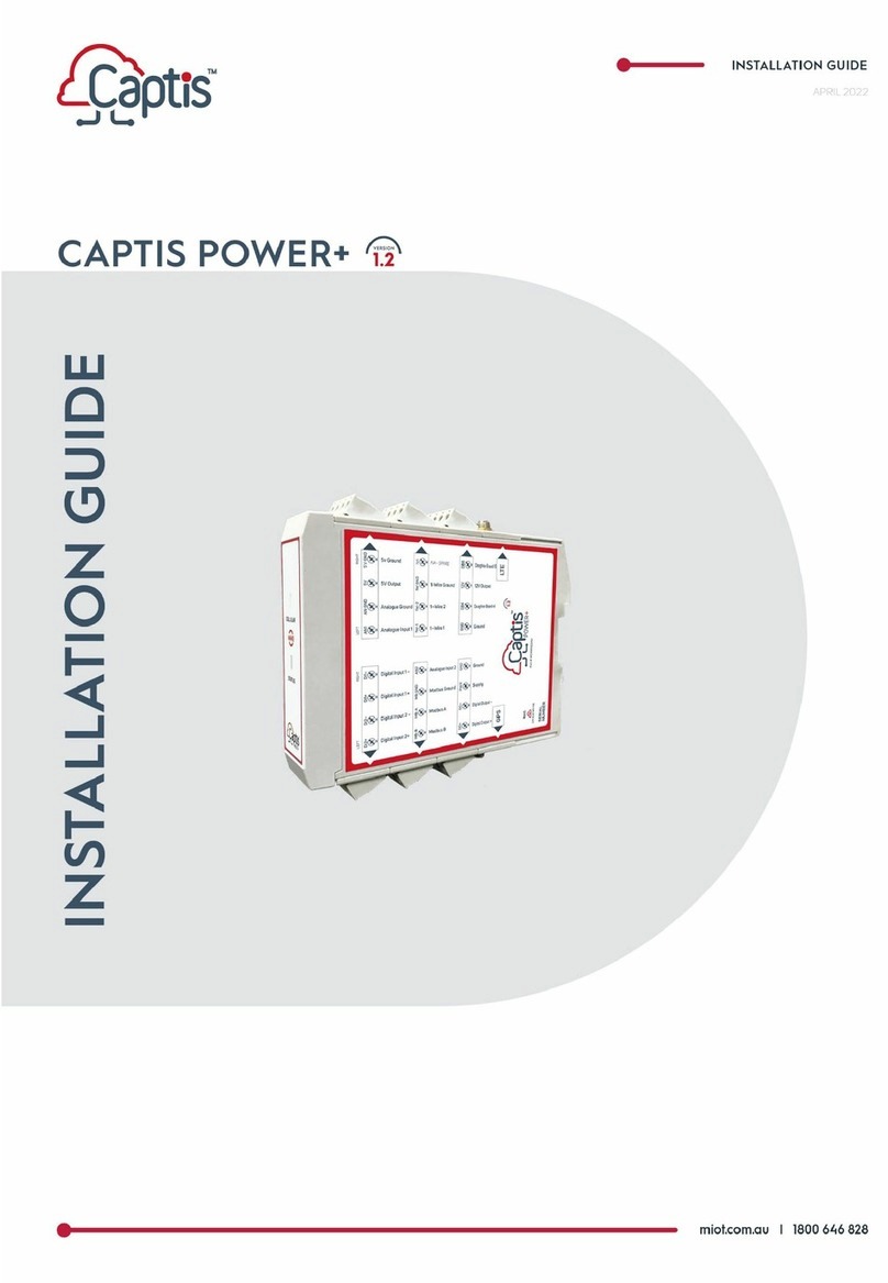 mIoT Captis Power+ Manual