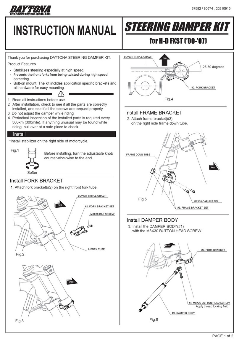 Daytona 37582 instruction manual Daytona 37582 instruction manual