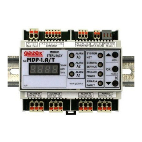 gazex MDP-1.A/ T user manual