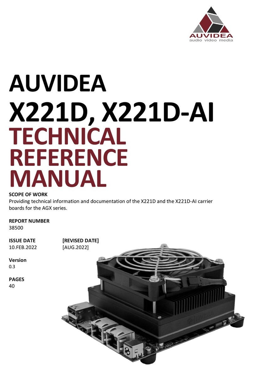 Auvidea X221D Reference manual