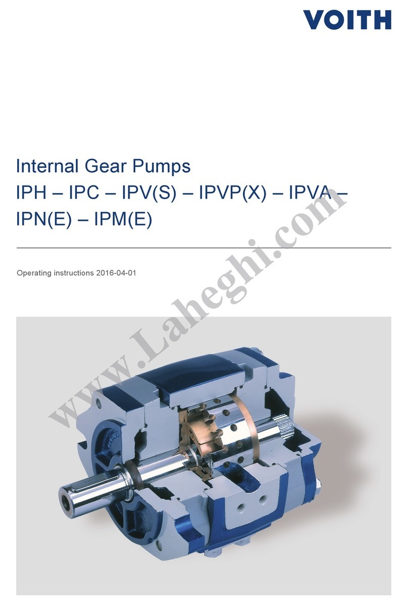 Voith IPH Series operating instructions