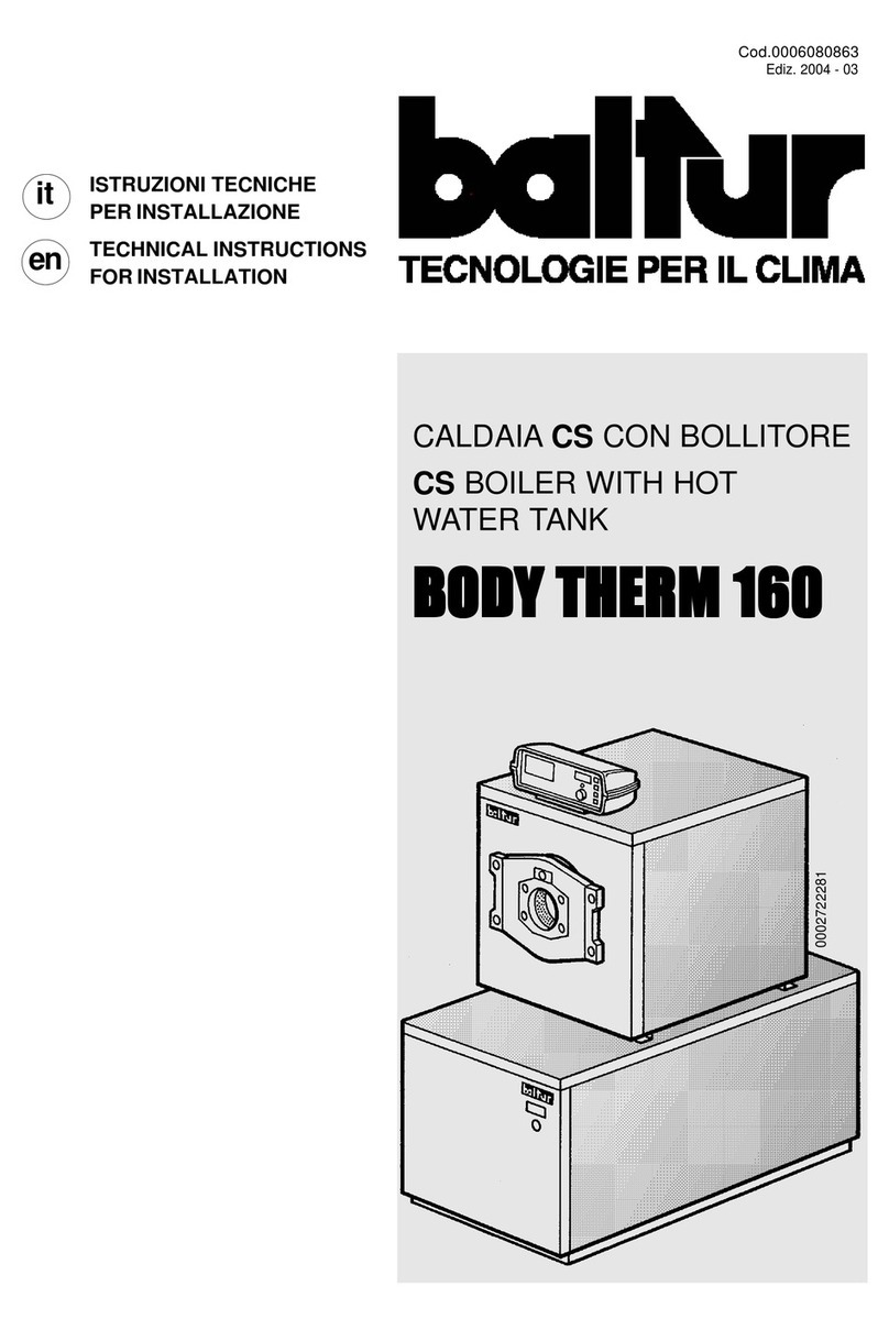 baltur CS Owner's manual