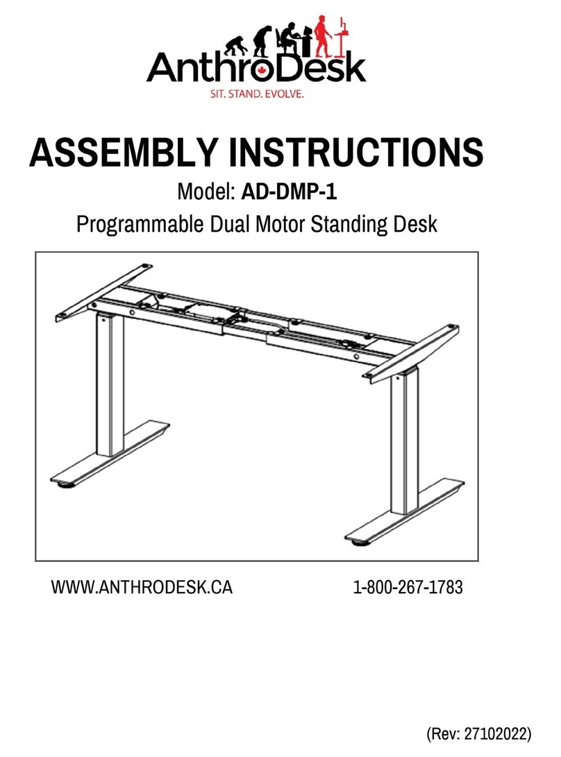AnthroDesk AD-DMP-1 Assembly instructions AnthroDesk AD-DMP-1 Assembly instructions