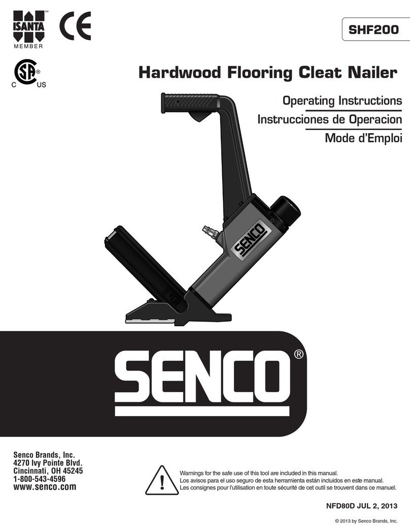 ISANTA SENCO SHF200 operating instructions