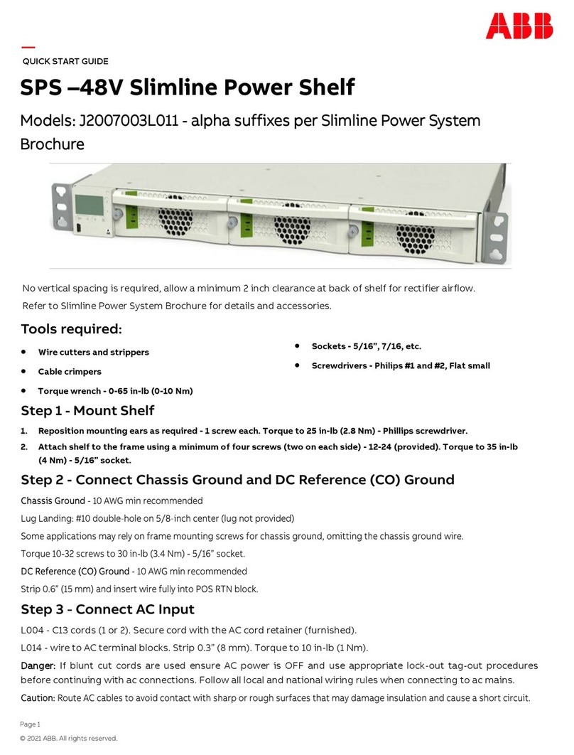 ABB SPS-48V quick start guide
