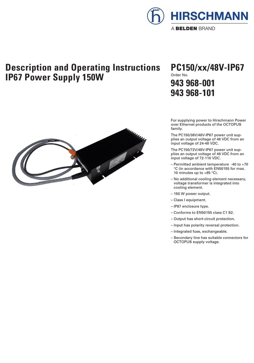 Belden HIRSCHMANN PC150 48V-IP67 Series Manual
