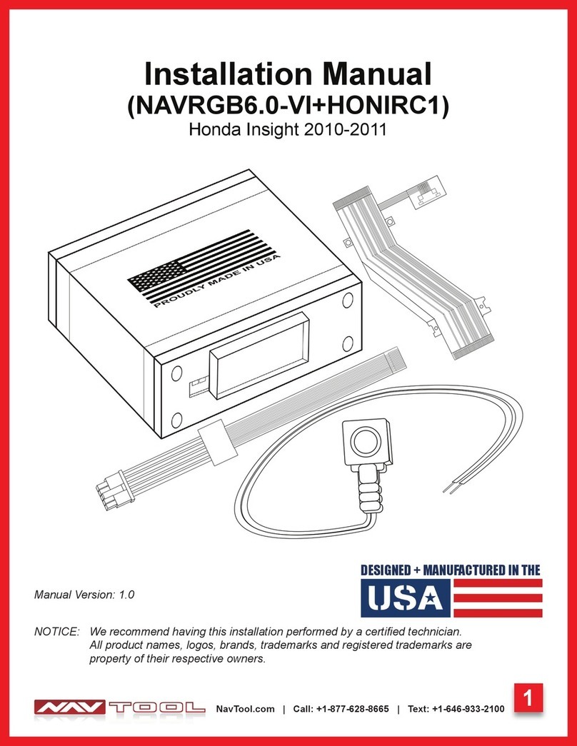 NAV TOOL NAVRGB6.0-VI installation manual