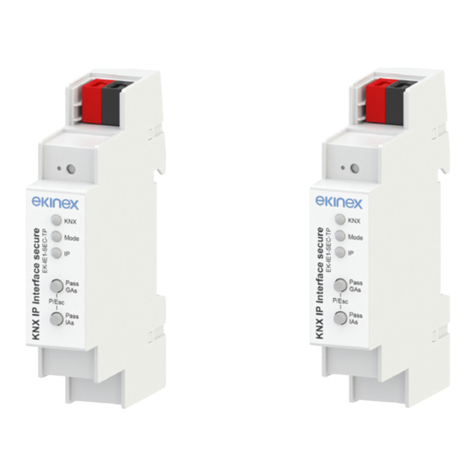 Ekinex EK-IE1-SEC-TP Mounting instructions