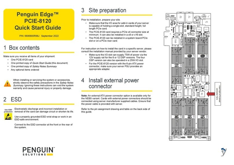 Penguin Edge PCIE-8120 User manual