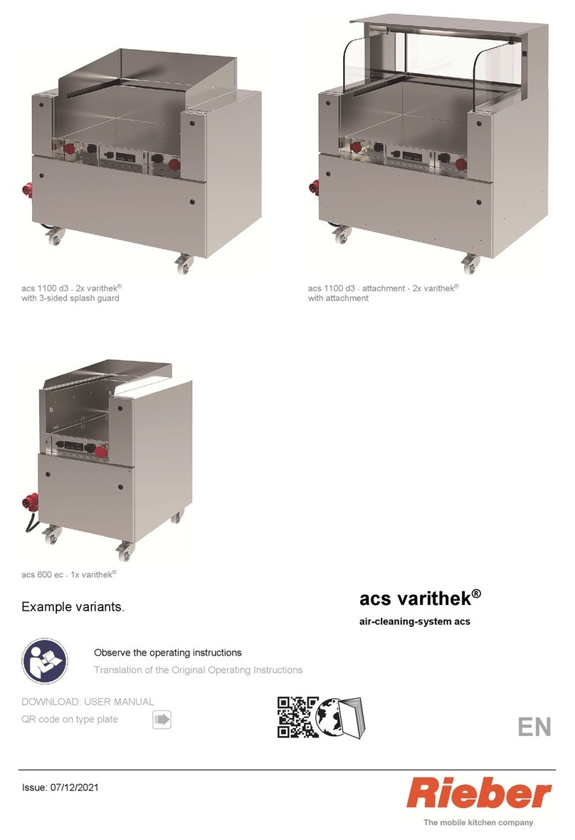 Rieber varithek acs 1100 d3 User manual