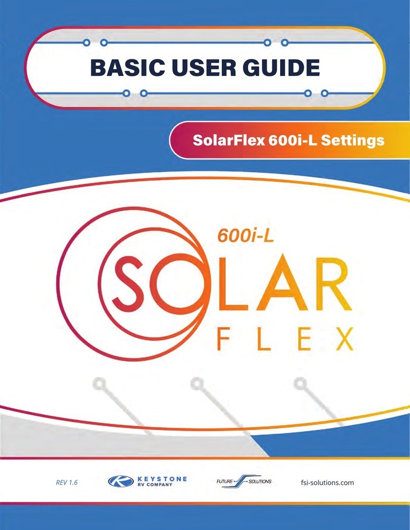 Keystone RV SolarFlex 600i-L Basic user's guide