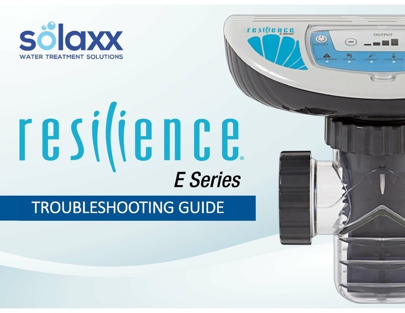 Solaxx Resilience E Series troubleshooting guide