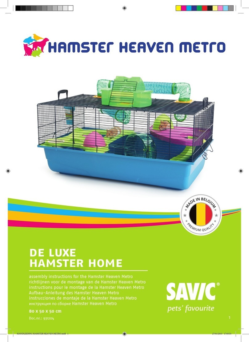 Savic HAMSTER HEAVEN METRO Assembly instructions