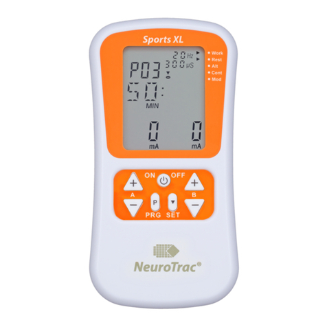 Verity Medical NeuroTrac Sports XL Operator's manual