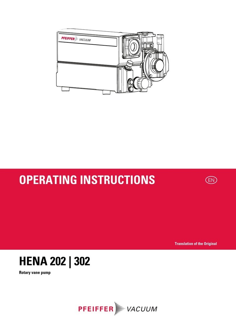 Pfeiffer Vacuum HENA 202 User manual