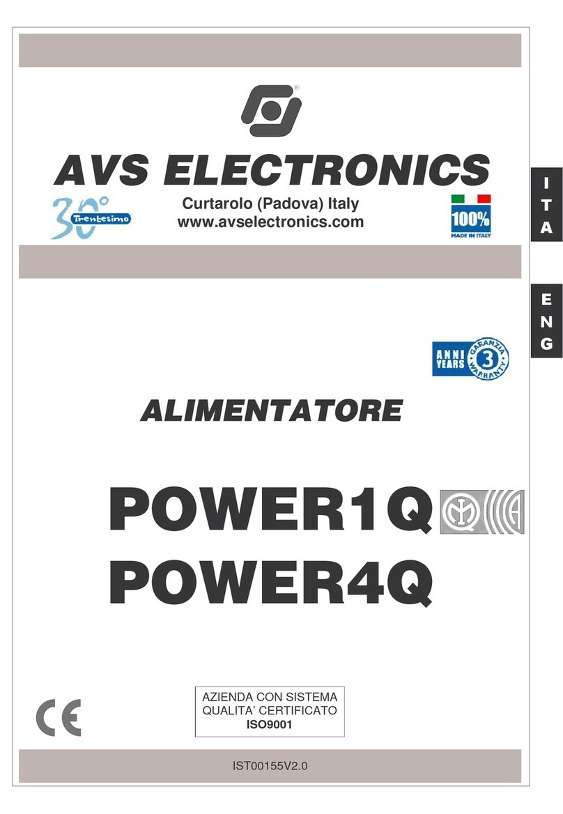 AVS Electronics POWER 1Q User manual