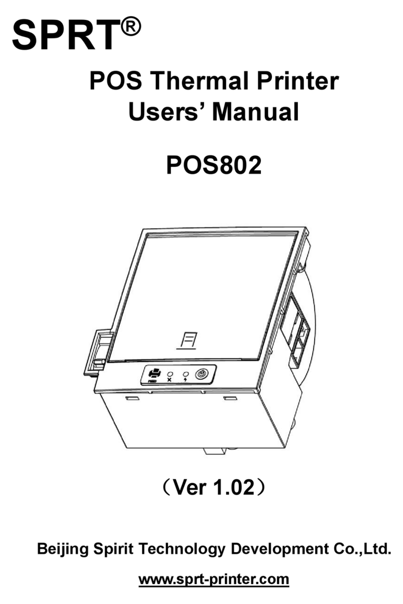 SPRT POS802 User manual SPRT POS802 User manual