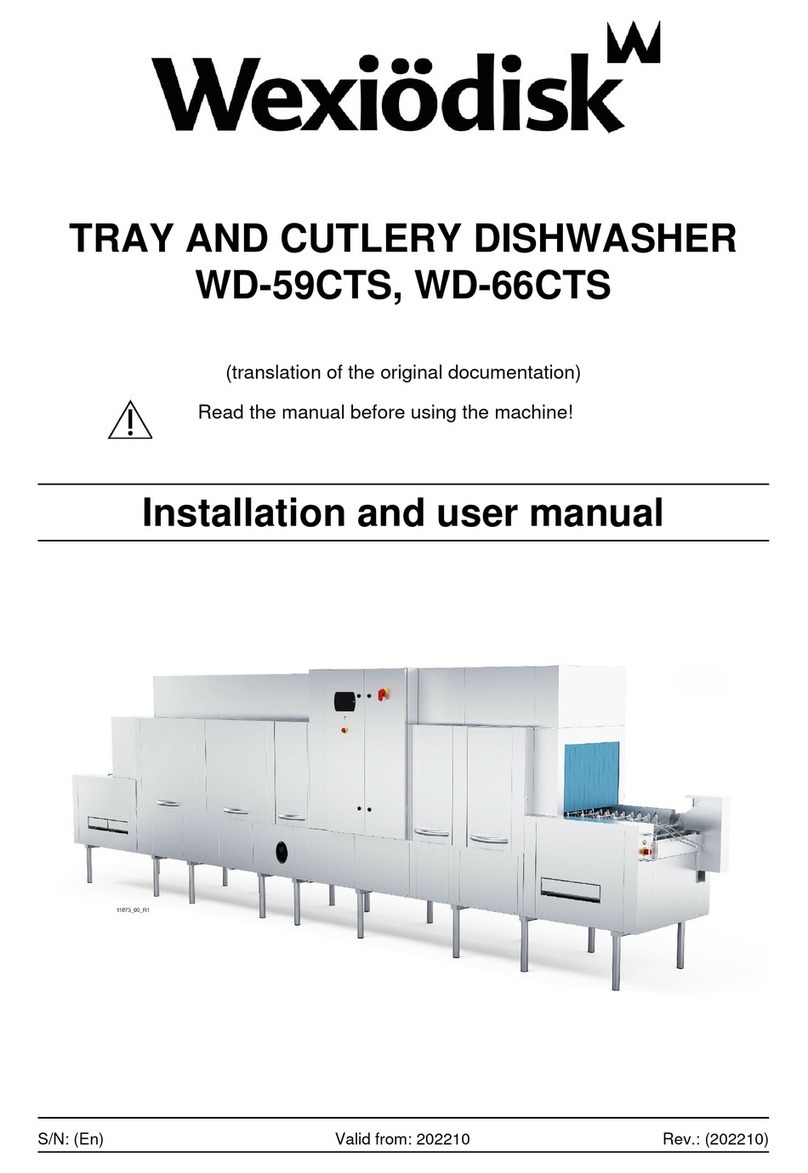 Wexiodisk WD-59CTS User manual