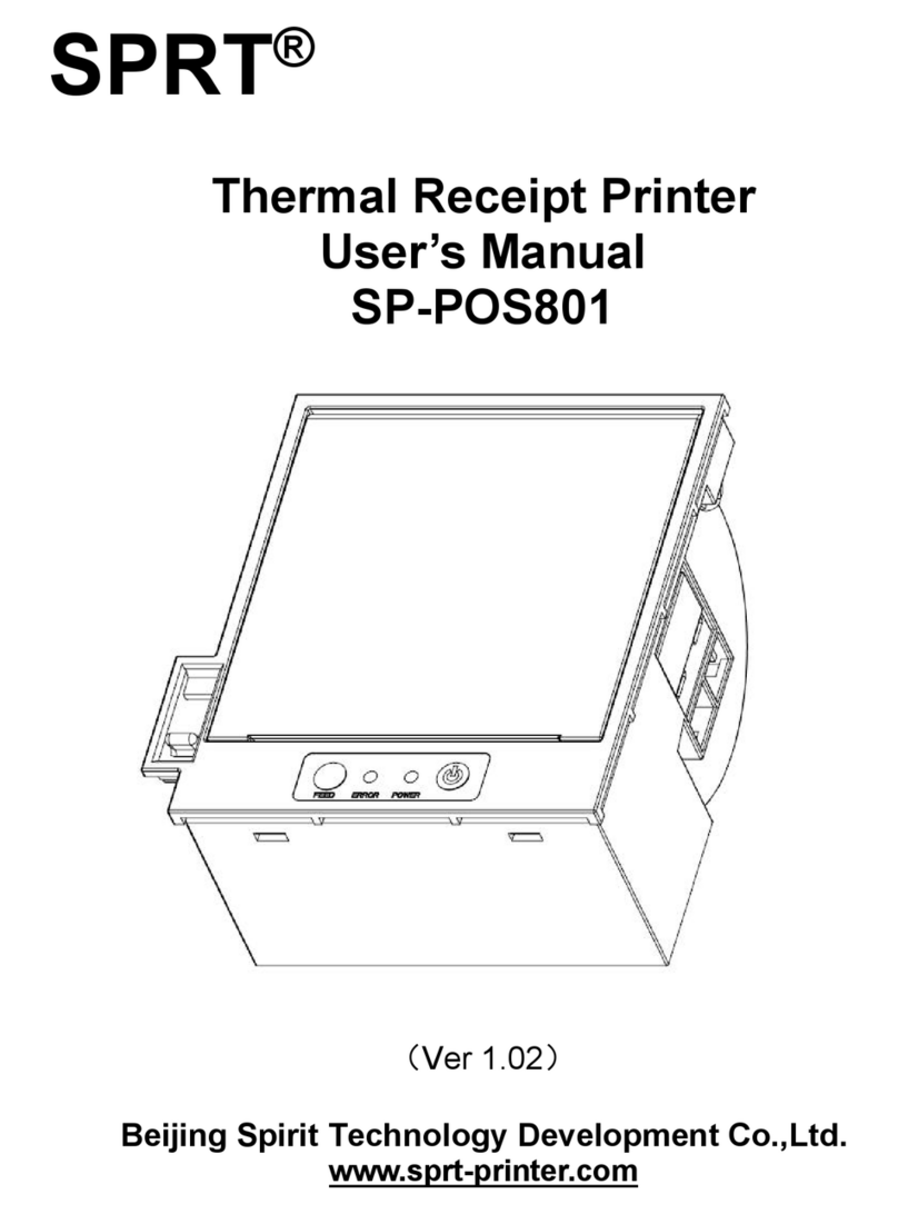 SPRT SP-POS801 User manual SPRT SP-POS801 User manual