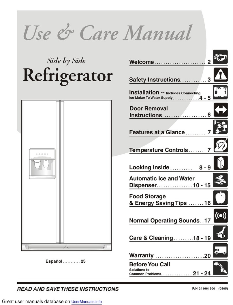 Frigidaire FRS23LH5DSP User manual