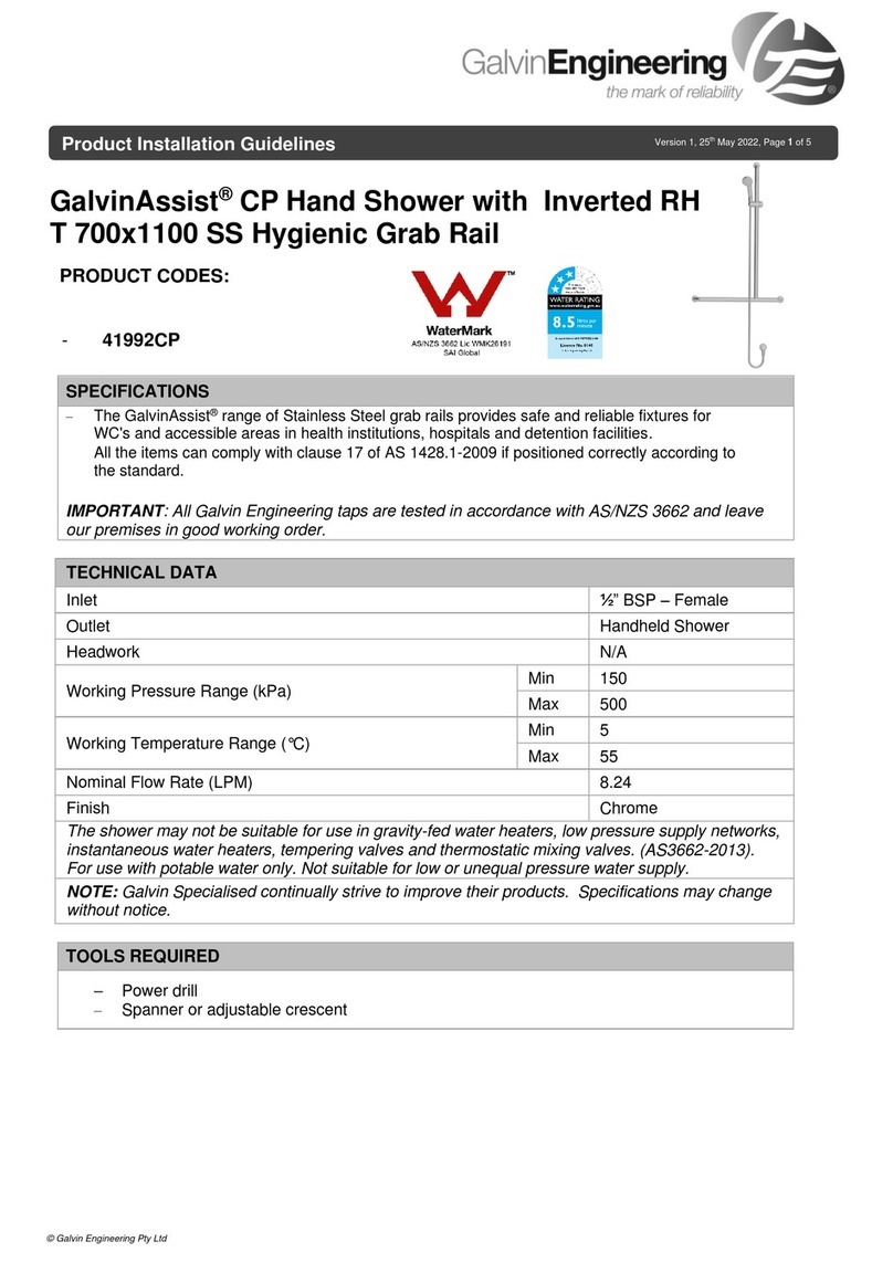 Galvin Engineering GalvinAssist 41992CP Installation guidelines Galvin Engineering GalvinAssist 41992CP Installation guidelines