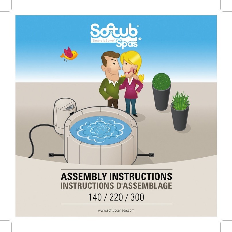 Softub 140 Assembly instructions