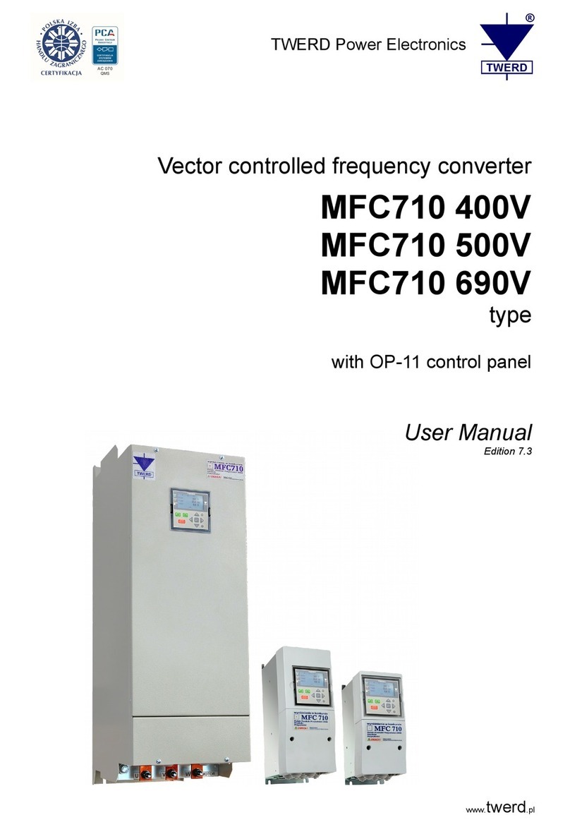 TWERD Power Electronics MFC710 400V Series user manual