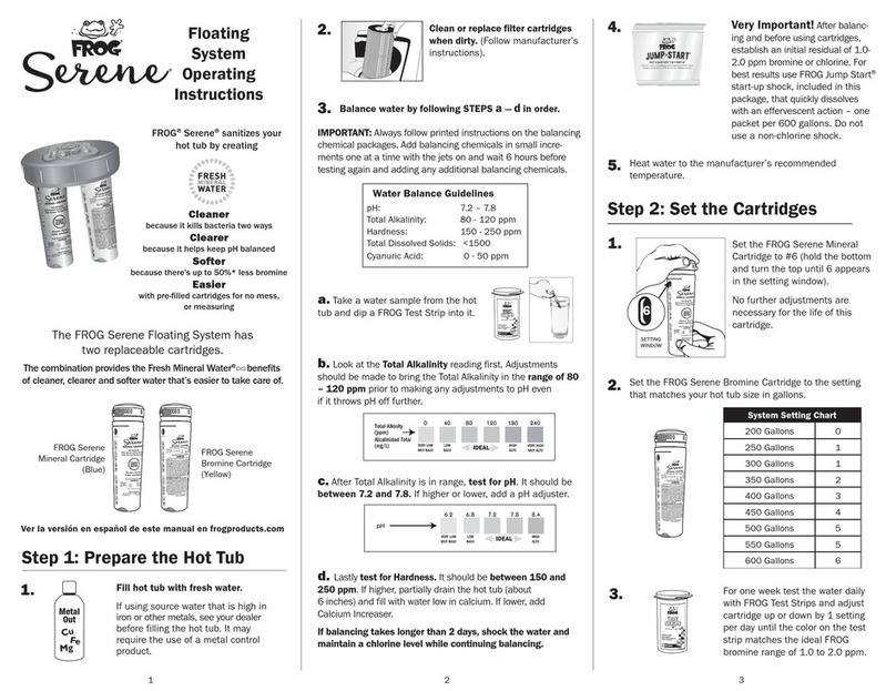 Frog Serene operating instructions