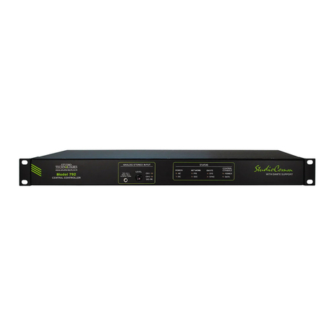 Studio Technologies StudioComm 792 user guide