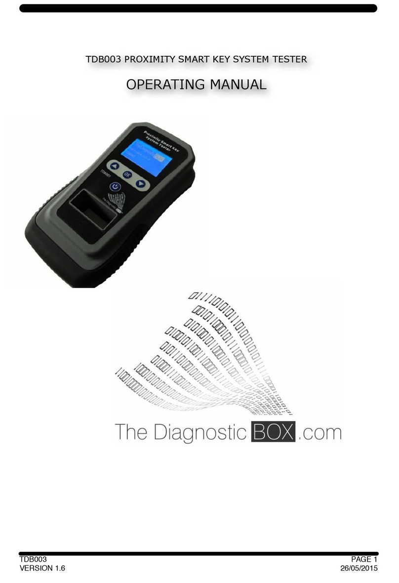 The Diagnostic Box TDB003 operating manual
