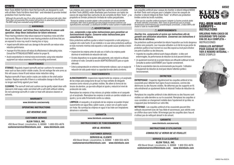 Klein Tools 60502 instructions