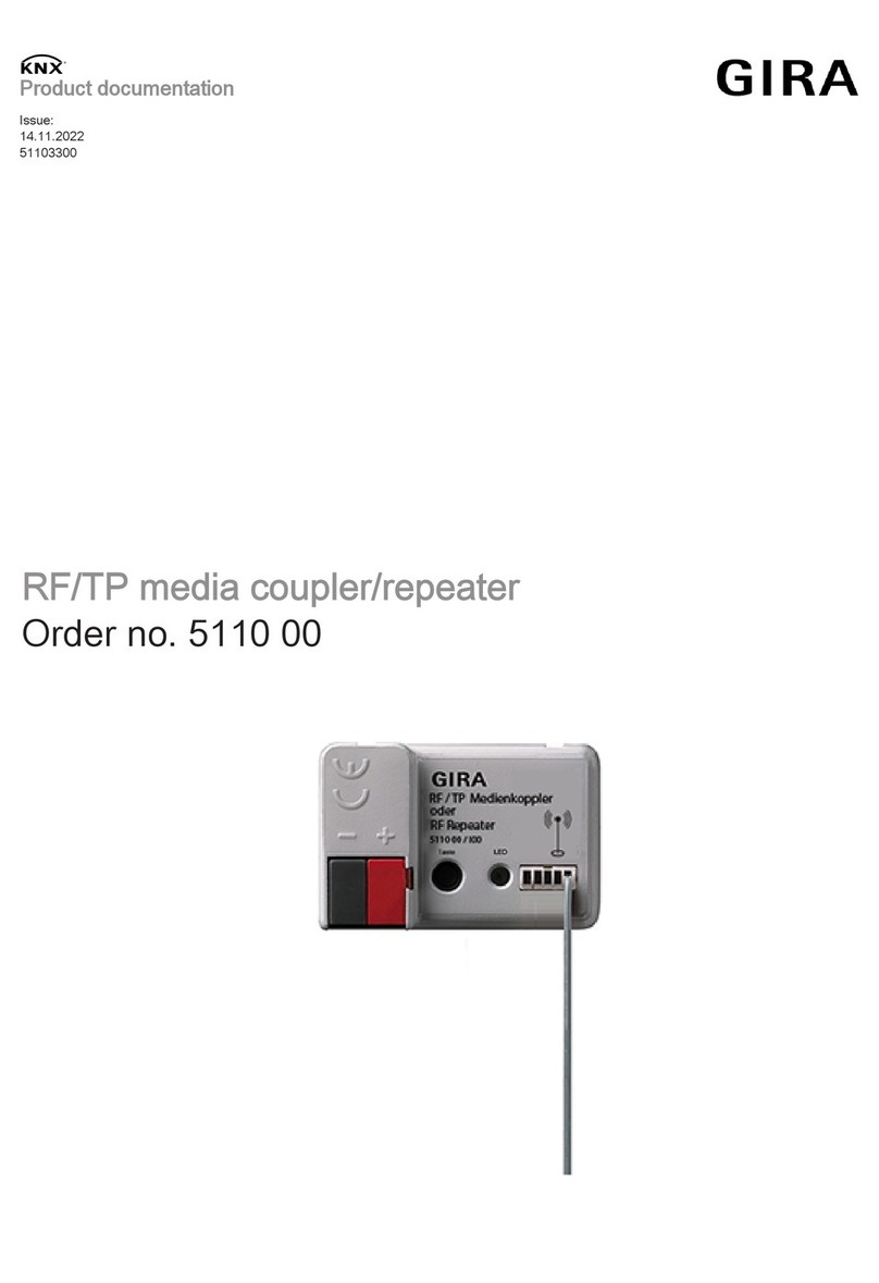 KNX GIRA 5110 00 manual