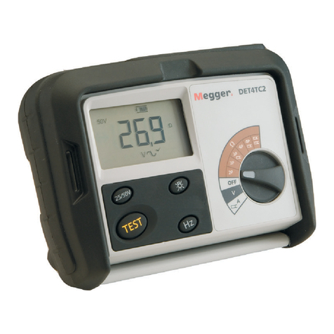 Megger DET4 Series quick start guide Megger DET4 Series quick start guide