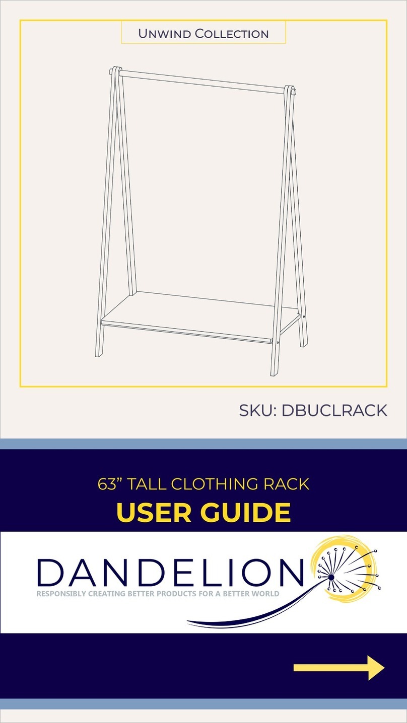 DANDELION Unwind DBUCLRACK User manual DANDELION Unwind DBUCLRACK User manual