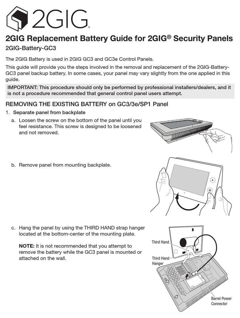2gig Technologies GC3 User manual